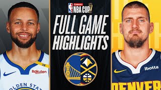 WARRIORS at NUGGETS  EMIRATES NBA CUP 🏆  FULL GAME HIGHLIGHTS  December 3 2024 [upl. by Amoreta]