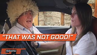 Abbie Eaton Races Clarkson and Hammond in a Broken Old Renault  The Grand Tour [upl. by Brina]