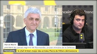 Le général de Villiers était dans son rôle selon lancien ministre de la Défense Hervé Morin [upl. by Enenstein]