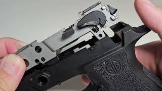 How to change grip module on SIG AIR P320 X CarryM18 [upl. by Carrew]