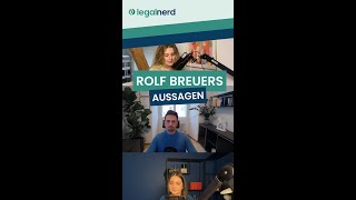 Rechtliche Folgen von Rolf Breuers Aussagen  legalnerd podcast shorts [upl. by Nowad]