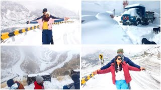 Nathula Pass  Changu Lake  Baba Mandir SikkimHappy Tourist Review Snowfall LowCost 8509870920 [upl. by Elbam]