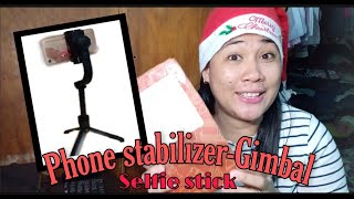 PhoneStabilizer AntiShake Handheld Gimbal Shooting Tripod MultiFunction Selfie Stick [upl. by Barboza]