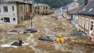 Romania is sinking Cyclone Boris and major flooding destroy homes in Galati [upl. by Mount365]