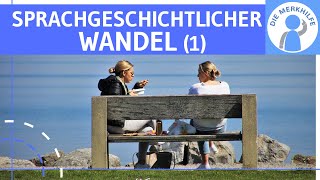 Sprachgeschichtlicher Wandel 1  Sprachwandel Sprachverfall Begriff amp historische Einordnung [upl. by Isolt]