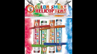 Color Smoke Helicopter [upl. by Aronoh565]