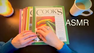 Cooks Illustrated Flip Through  Soft Spoken ASMR Magazine Paper Sounds Page Turning [upl. by Hamimej558]