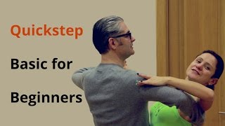 How To Dance Quickstep  Basic Steps for Beginners [upl. by Rumit]