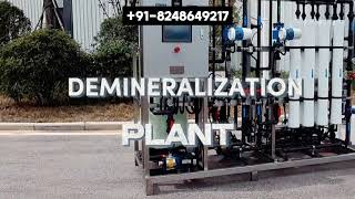 Demineralization plant Chennai  Trichy  Bangalore  Hyderabad  Vijayawada  Coimbatore  Kerala [upl. by Campman]