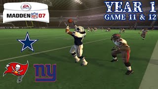 AMERICAS FAVORITE TEAM  MADDEN 07 DALLAS COWBOYS FRANCHISE [upl. by Nottirb]