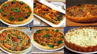 6 Recettes De Quiche Faciles et rapides [upl. by Bergin]