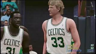 NBA2K24 MyLeague March 7th 1984 Utah Jazz 549 vs Boston Celtics 565 [upl. by Orelu]