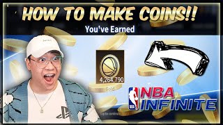 HOW TO MAKE MILLIONS OF COINS IN NBA INFINITE Coin Making Method amp Prep For The Future [upl. by Airtemad]