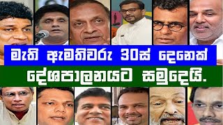 මැති ඇමති වරු 30 දෙනෙක් දේශපාලනයට සමුදෙති  Sri Lanka Political Reform [upl. by Cyna]