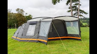 How to pitch the OLPRO Endeavour 7 Berth Family Tent [upl. by Dhiren]