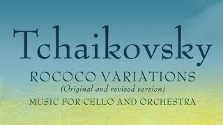 Tchaikovsky Rococo Variations [upl. by Alikat]