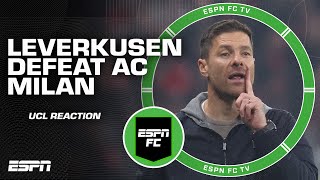 FULL REACTION to Bayer Leverkusens Champions League win over AC Milan  ESPN FC [upl. by Madid]