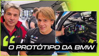 CONHECENDO O CARRO PROTÓTIPO DA BMW COM CHRISTIAN FITTIPALDI E AUGUSTO FARFUS pelaspistaspodcast [upl. by Alleyne]