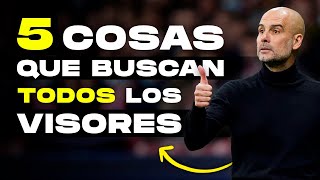 5 COSAS QUE BUSCAN TODOS LOS VISORES DE FÚTBOL [upl. by Ynatil]