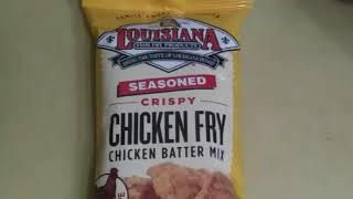 LOUISIANA SEASONED CRISPY CHICKEN FRY BATTER [upl. by Annavoig]