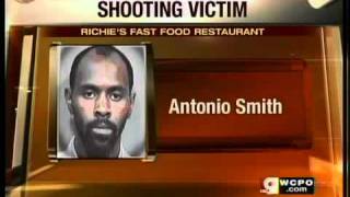 Man shot inside Richies Restaurant [upl. by Siegfried]