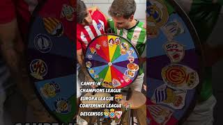 La RULETA PREDICE el FINAL de LALIGA🥵🍀 [upl. by Meirrak]