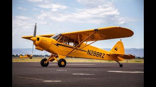 Piper Super Cub Lastik Motorlu Uçak [upl. by Nosredna]