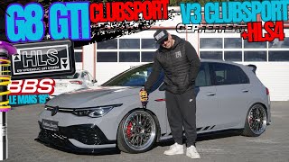 GOLF 8 GTI CLUBSPORT MIT V3 CLUBSPORT amp HLS4  BBS LE MANS 19quot [upl. by Atterrol254]