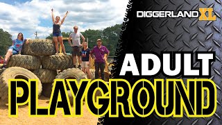 Diggerland XL Operate Construction Equipment for ADULTS [upl. by Arag]