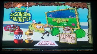 SpongeBob SquarePants Absorbing Favourites US DVD Opening [upl. by Melisenda470]