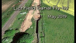 Lichfield Canal Flyby  May 2019 [upl. by Dulcinea642]