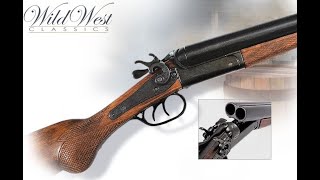 Denix Wyatt Earp Coach Gun 1868 Double Barrel Shotgun story by Sándor Senkó  Old Trading Post [upl. by Atikkin227]