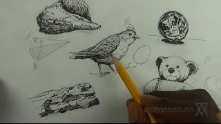 Drawing Objects with Pen amp Ink [upl. by Edea]