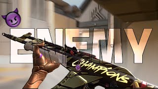 ENEMY 😈 Valorant Montage [upl. by Wier]