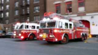 FDNY Engine 95 and Ladder 36 respond to a structural call [upl. by Aggappe334]