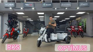 Rks Optimus Transport Elektrikli moped incelemesi [upl. by Hembree]