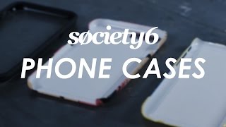 iPhone Cases from Society6  Product Video [upl. by Alliw]