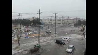 2011 Japan Tsunami Ishinomaki stabilized with Deshaker [upl. by Anotyal]