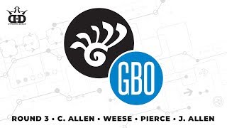 Glass Blown Open 2019  FPO Round 3 LIVE  C Allen  Weese  Pierce  J Allen [upl. by Neom]