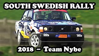 Team Nybe  South Swedish Rally 2018 [upl. by Bernie450]