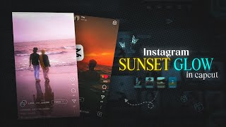 How I Edited this SUNSET Glow effect in Mobile  Capcut Color Grading  Tutorial [upl. by Artap]