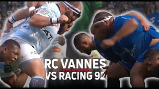 RC Vannes vs Racing 92  Full Match Replay Of Top 14 Action [upl. by Eimerej606]