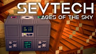 SevTech Ages of the Sky Ep 21 Modular Machinery [upl. by Eirac]