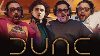 DUNE 2021 MOVIE REACTION  Timothy Chalament • Zendaya • Movie Review [upl. by Rohn472]