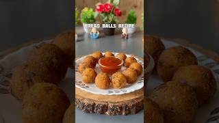 Trending recipe of crispy bread balls recipe shortsvideo recipe snacks potato bread [upl. by Omland]