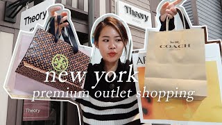 NEW YORK VLOG  Shopping day at Woodbury Common Premium Outlets luxury fashion haul [upl. by Particia]