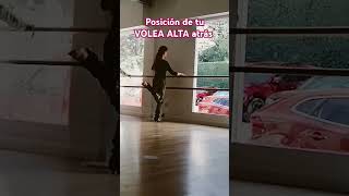 tango💥Posición de tu VOLEA ALTA atrás tango clasesdetango pasosdetango volea tangoargentino [upl. by Yanehs]