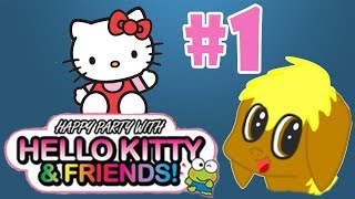 The Longest Dress  Happy Party With Hello Kitty and Friends  Part 1 Lets Play Walkthrough [upl. by Buine]