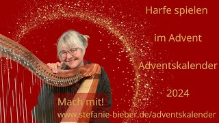 Adventskalender quotHarfe spielen im Advent 2024quot  Vorschau [upl. by Ackler]