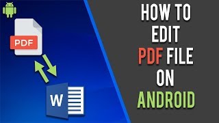 How to Edit PDF in Android  2021 [upl. by Darian777]